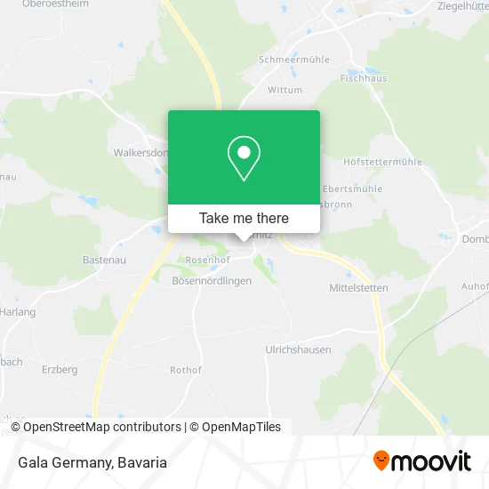 Карта Gala Germany