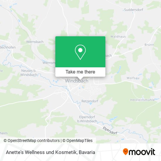 Anette's Wellness und Kosmetik map