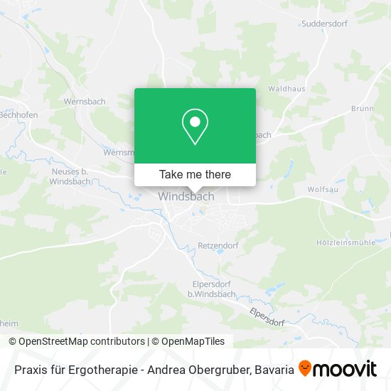 Praxis für Ergotherapie - Andrea Obergruber map