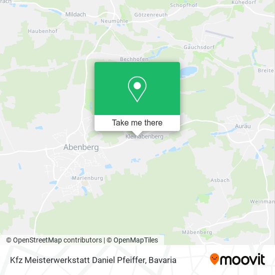 Kfz Meisterwerkstatt Daniel Pfeiffer map
