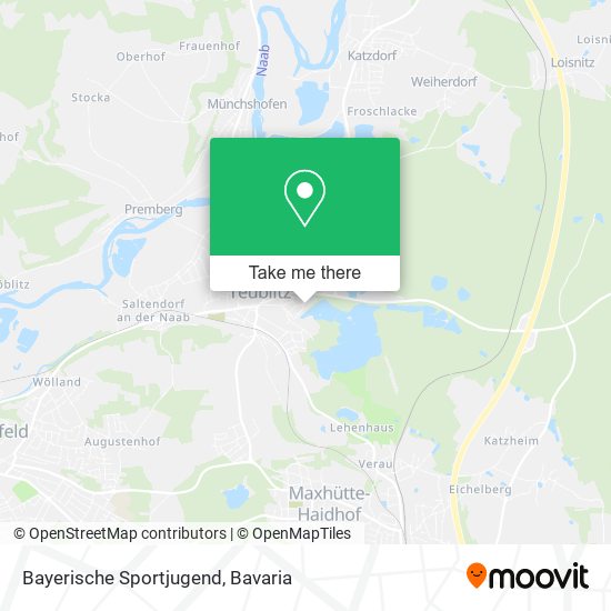 Bayerische Sportjugend map
