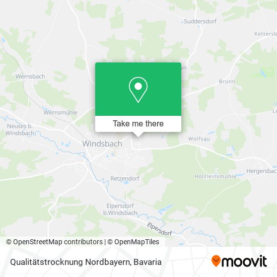 Qualitätstrocknung Nordbayern map
