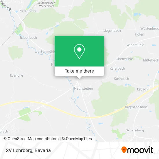 SV Lehrberg map