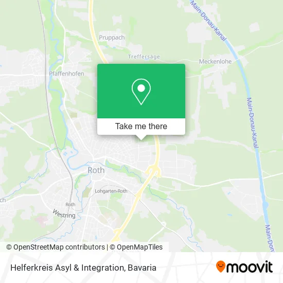Карта Helferkreis Asyl & Integration