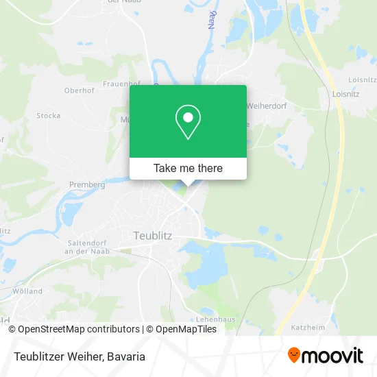 Карта Teublitzer Weiher