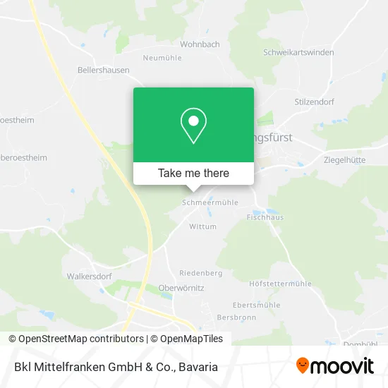Bkl Mittelfranken GmbH & Co. map