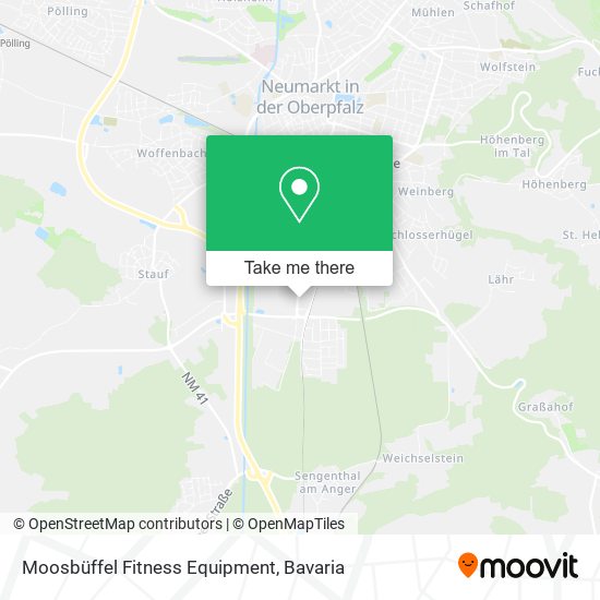 Moosbüffel Fitness Equipment map