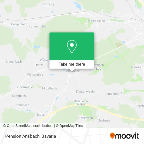Карта Pension Ansbach