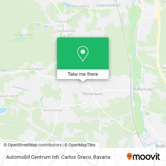 Карта Automobil Centrum Inh. Carlos Greco