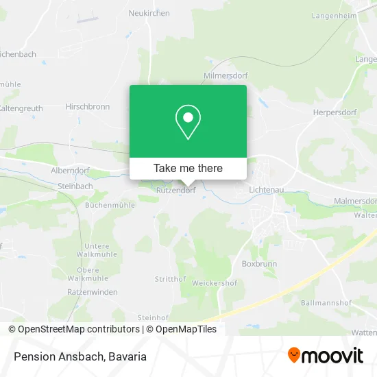 Карта Pension Ansbach