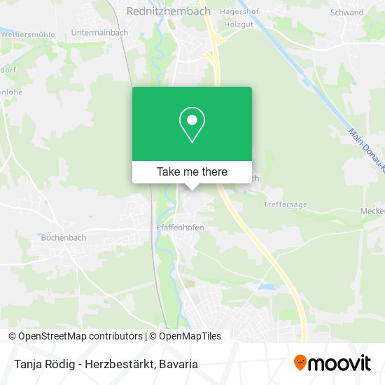 Tanja Rödig - Herzbestärkt map