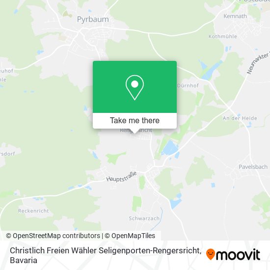 Christlich Freien Wähler Seligenporten-Rengersricht map