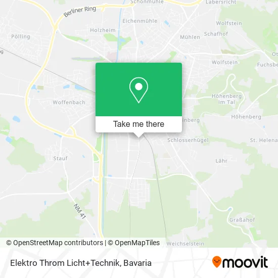 Карта Elektro Throm Licht+Technik
