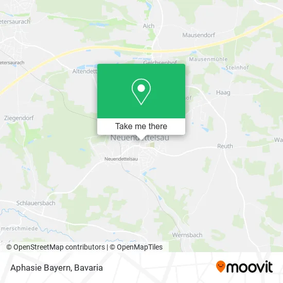 Карта Aphasie Bayern