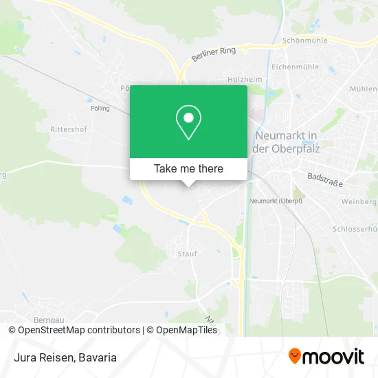 Карта Jura Reisen