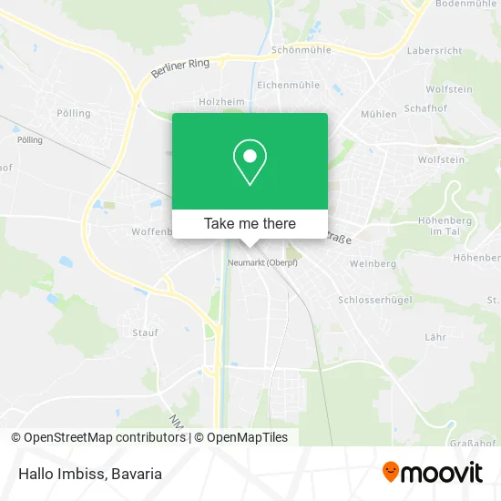 Карта Hallo Imbiss