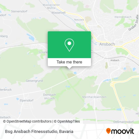 Bsg Ansbach Fitnessstudio map