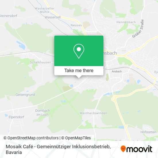Mosaik Café - Gemeinnütziger Inklusionsbetrieb map