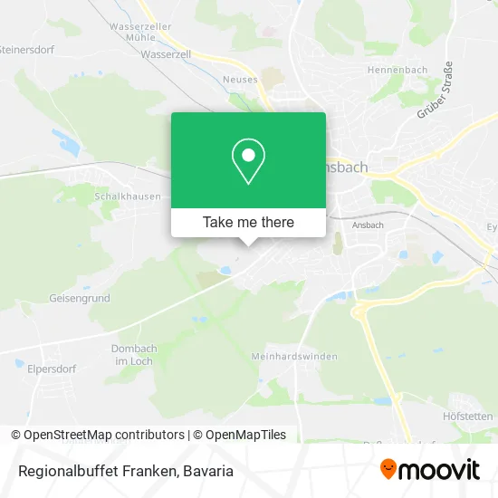 Карта Regionalbuffet Franken