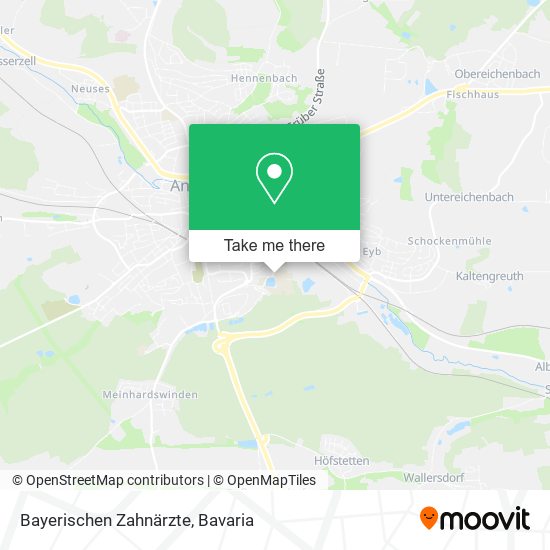 Bayerischen Zahnärzte map