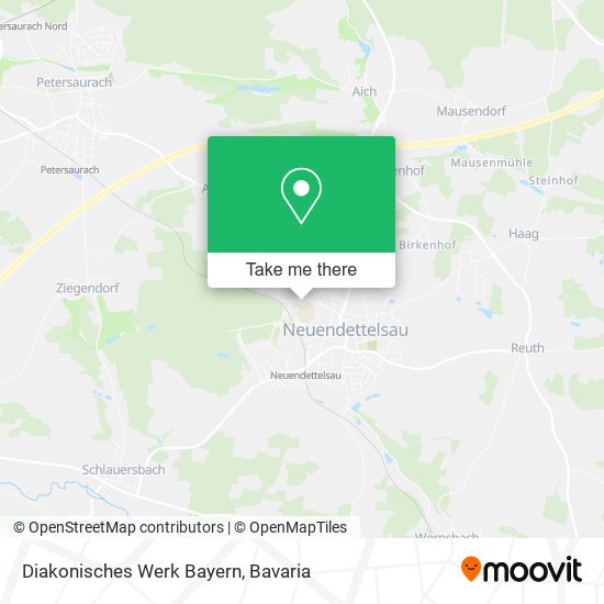 Diakonisches Werk Bayern map