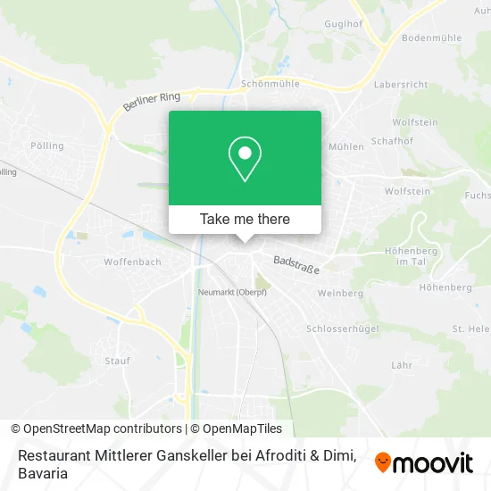 Карта Restaurant Mittlerer Ganskeller bei Afroditi & Dimi