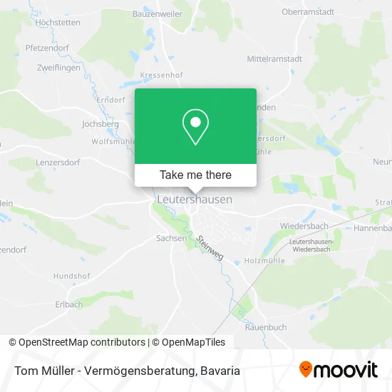 Карта Tom Müller - Vermögensberatung