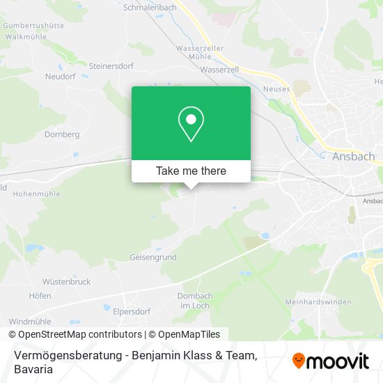 Vermögensberatung - Benjamin Klass & Team map