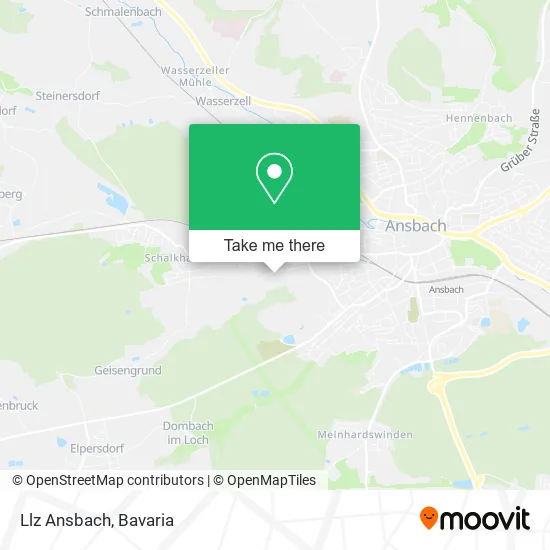 Карта Llz Ansbach