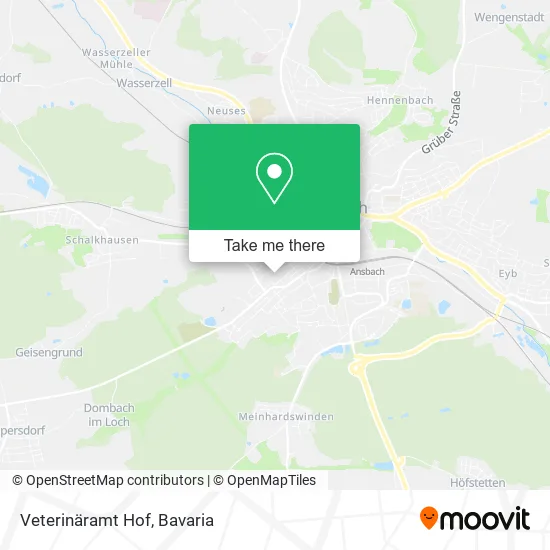 Карта Veterinäramt Hof