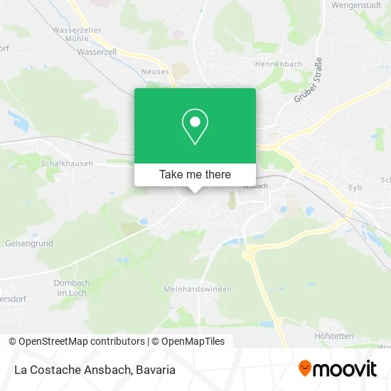 Карта La Costache Ansbach