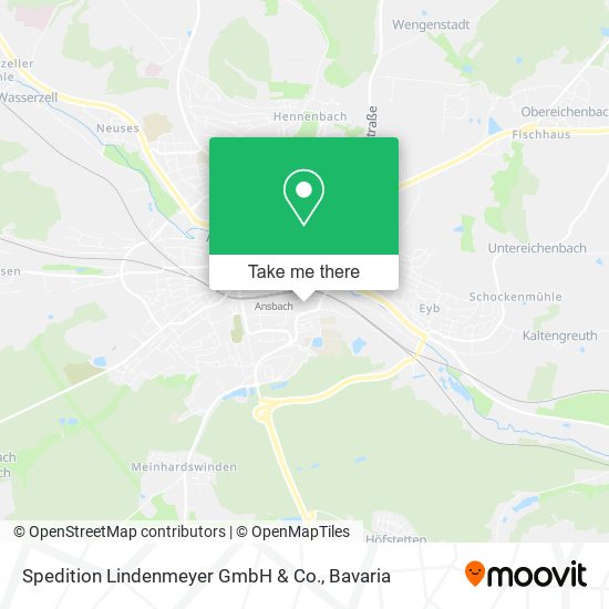 Spedition Lindenmeyer GmbH & Co. map