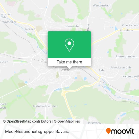 Medi-Gesundheitsgruppe map