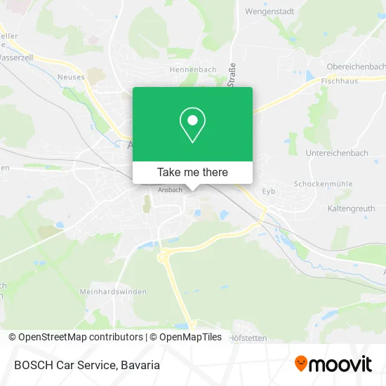 BOSCH Car Service map