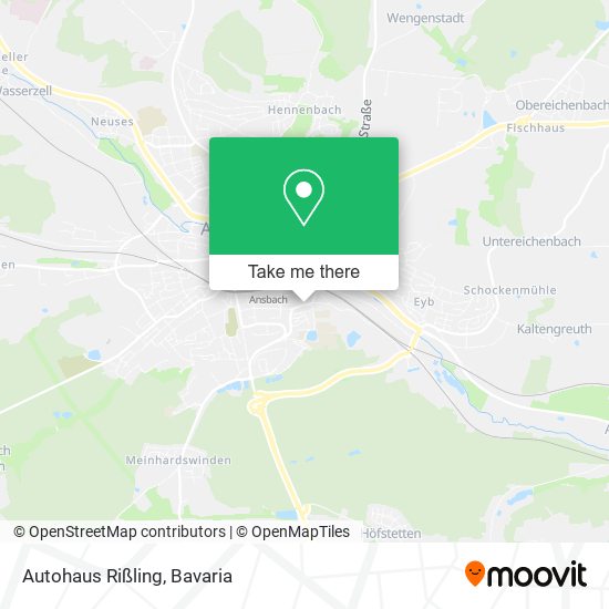 Карта Autohaus Rißling