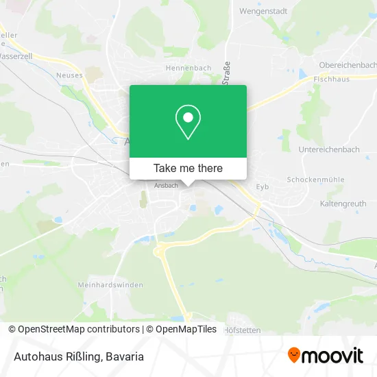 Карта Autohaus Rißling