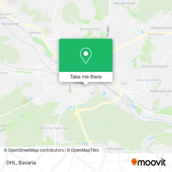DHL map