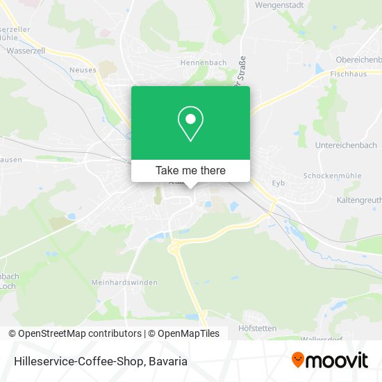 Hilleservice-Coffee-Shop map