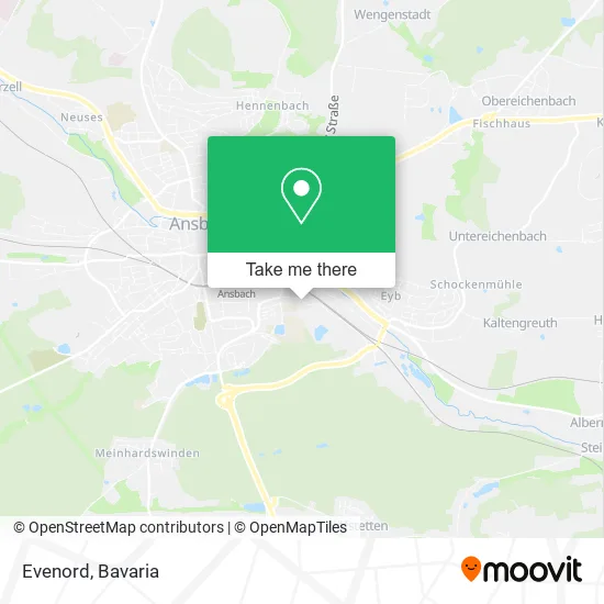 Evenord map