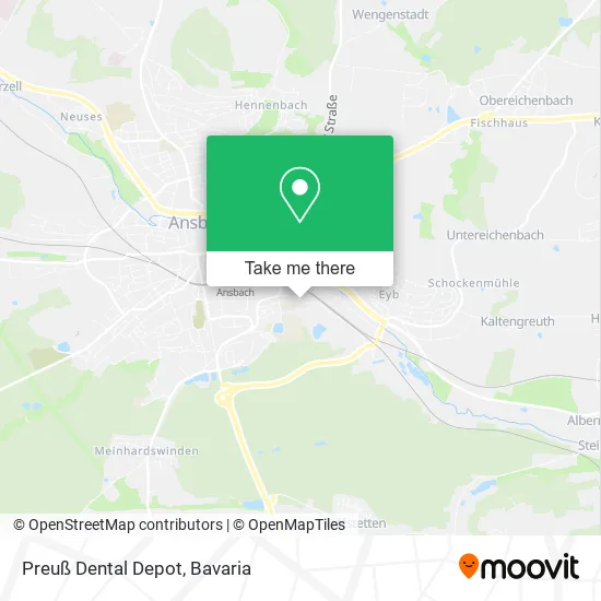 Preuß Dental Depot map