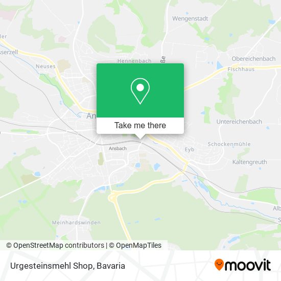 Urgesteinsmehl Shop map