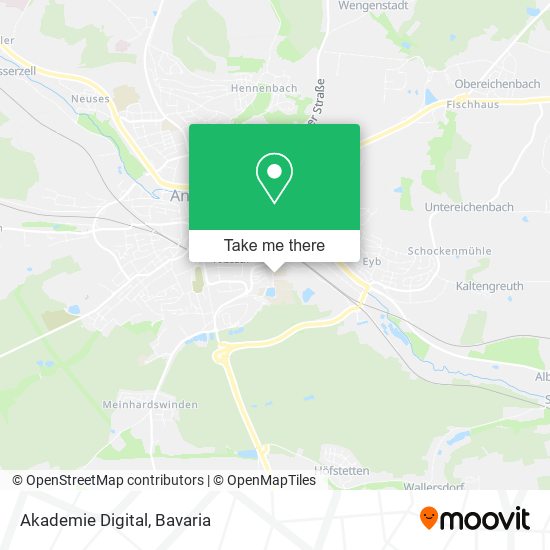 Akademie Digital map