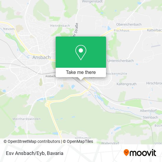 Esv Ansbach/Eyb map