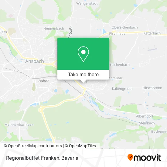 Карта Regionalbuffet Franken