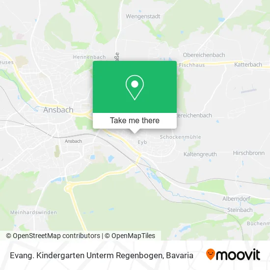 Карта Evang. Kindergarten Unterm Regenbogen