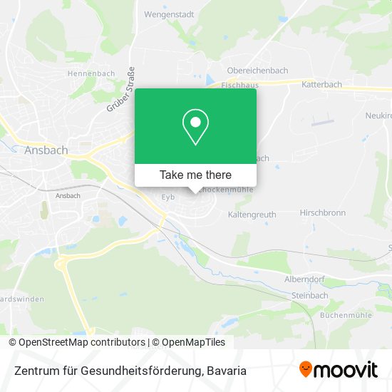 Карта Zentrum für Gesundheitsförderung