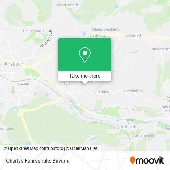 Карта Charlys Fahrschule