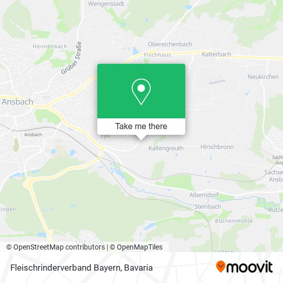 Fleischrinderverband Bayern map