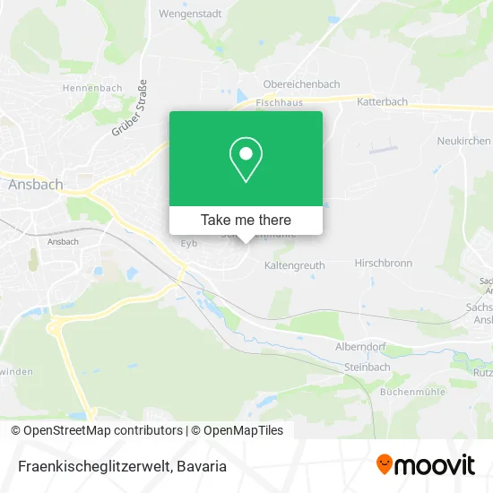 Карта Fraenkischeglitzerwelt