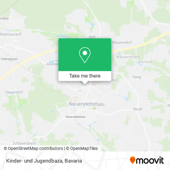 Карта Kinder- und Jugendbaza